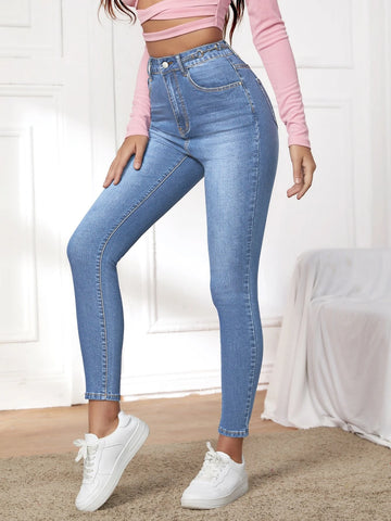 High Waist Skinny Jeans
