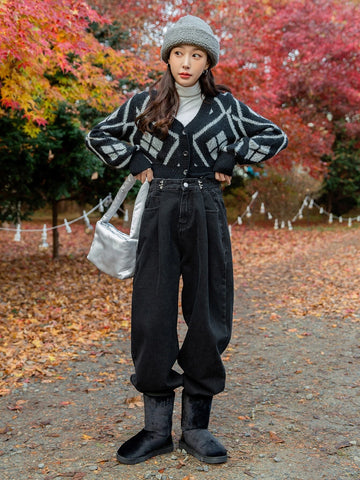 DAZY High Waist Straight Leg Jeans