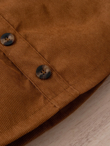 Girls Ruffle Trim Top & Belted Skirt