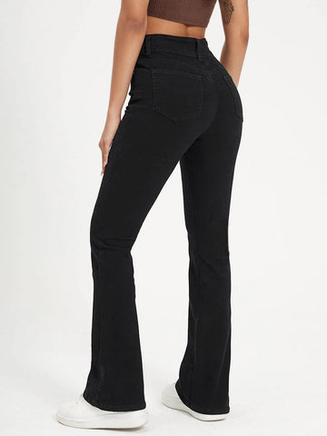 High Waisted Bootcut Jeans