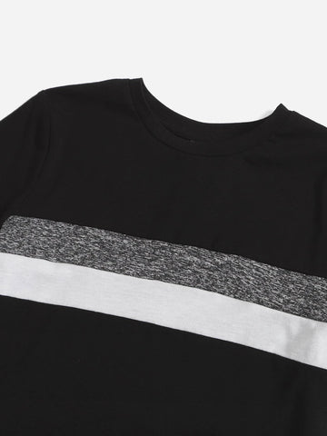 Boys Colorblock Tee & Sweatpants