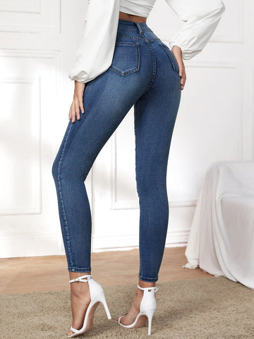 Light Washed Skinny Jeans