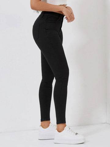 PETITE High Waist Skinny Jeans