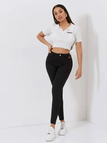 PETITE High Waist Skinny Jeans