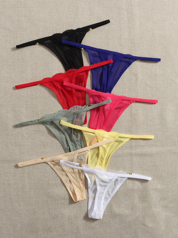 8pack Bow Decor Panty