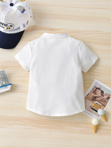 Baby Patched Pocket Button Front Shirt