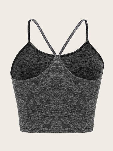 EZwear Space Dye Crop Cami Top