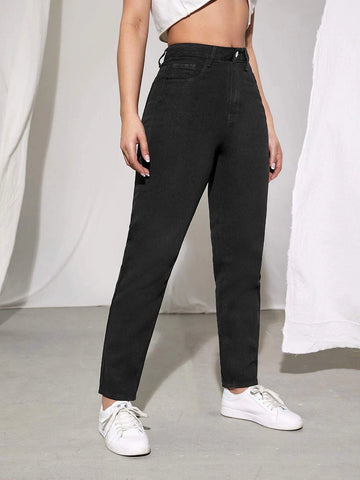 High Waist Mom Fit Jeans