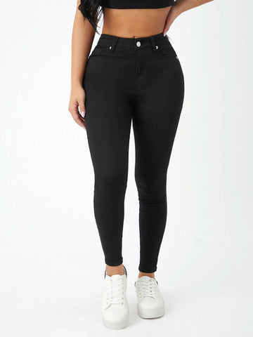 PETITE Slant Pocket Skinny Jeans
