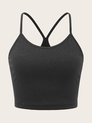 EZwear Space Dye Crop Cami Top