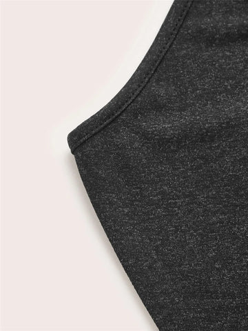 EZwear Space Dye Crop Cami Top