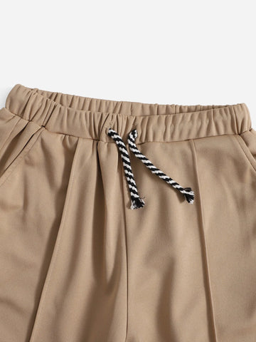 Boys Letter Graphic 2 Top & 1 Shorts & 1 Sweatpants