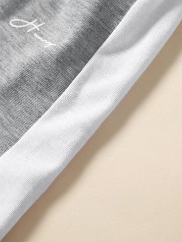 Toddler Boys Color Block Letter Graphic Tee & Shorts