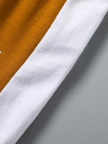 Toddler Boys Color Block Letter Graphic Tee & Shorts