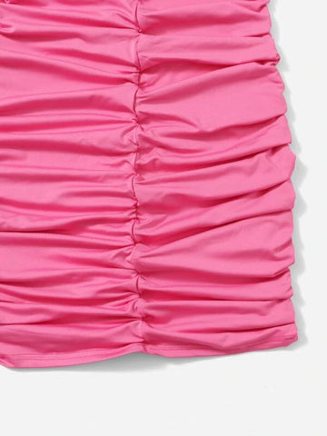 Teen Girls Ruched Cami Dress