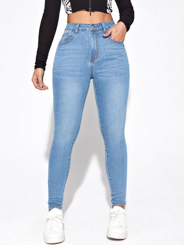 High Waist Skinny Jeans