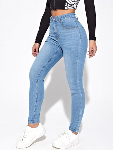 High Waist Skinny Jeans