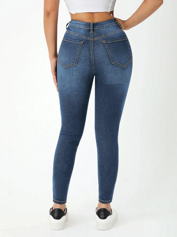 PETITE High Waist Skinny Jeans