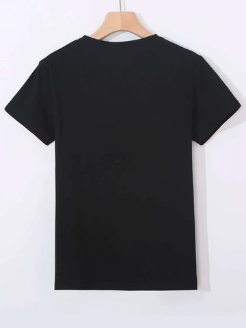 Heart And Letter Graphic Tee