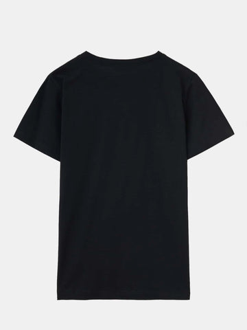 Slogan Figure & Skull Graphic Tee