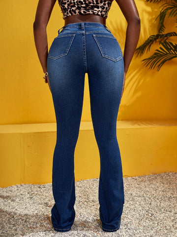 SXY Slant Pocket Bootcut Leg Jeans