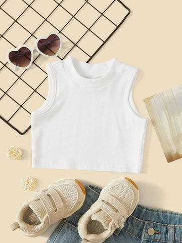 Baby Mock Neck Tank Top