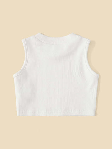 Baby Mock Neck Tank Top