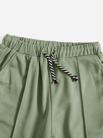 Boys Letter Graphic 2 Top & 1 Shorts & 1 Sweatpants