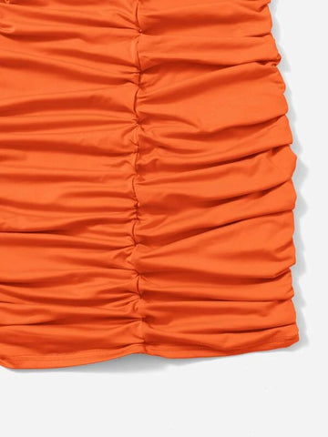 Teen Girls Ruched Cami Dress