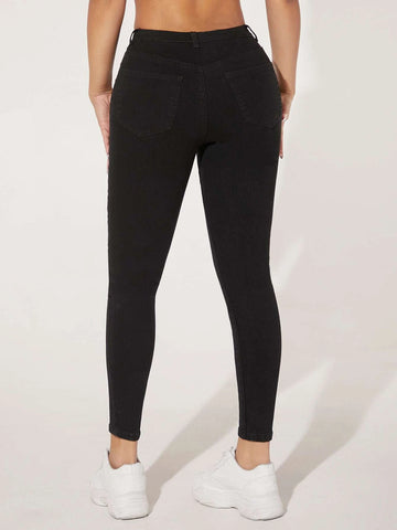 PETITE High Waist Skinny Jeans