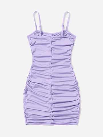 Teen Girls Ruched Cami Dress