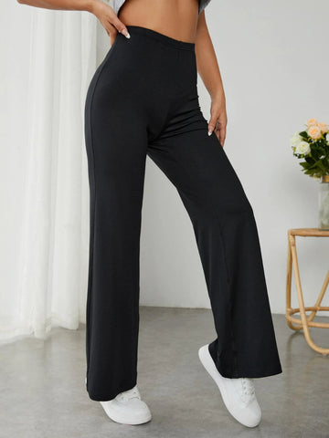 PETITE High Waist Wide Leg Pants
