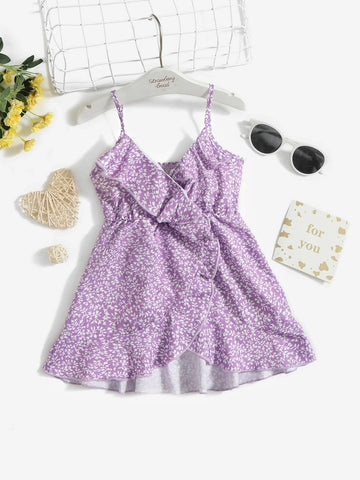 Baby Ditsy Floral Ruffle Cami Dress