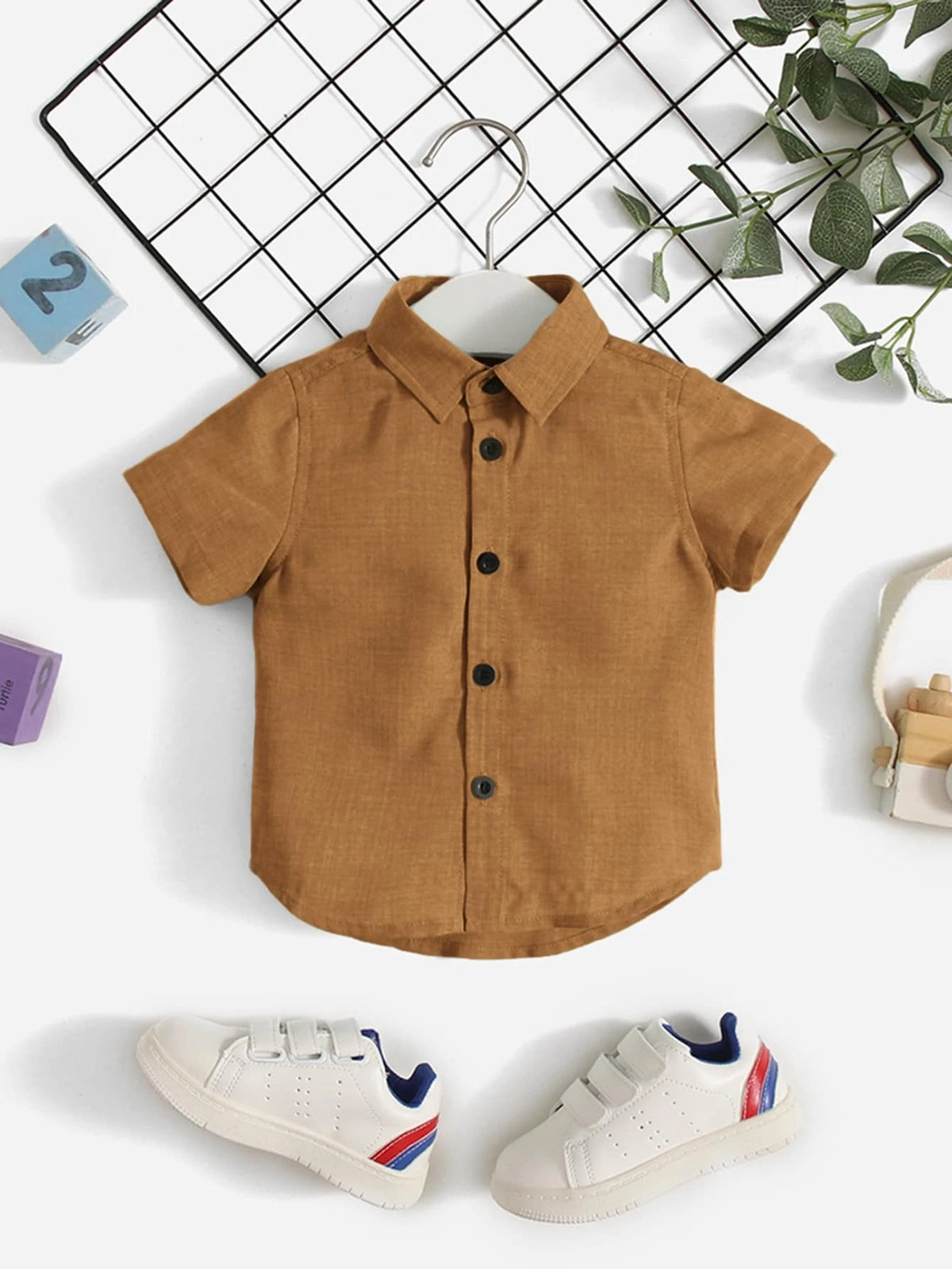 Baby Collared Button Up Shirt