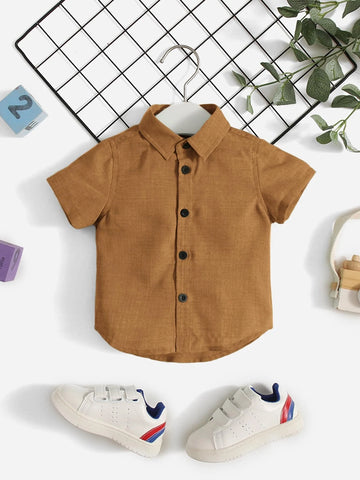 Baby Collared Button Up Shirt