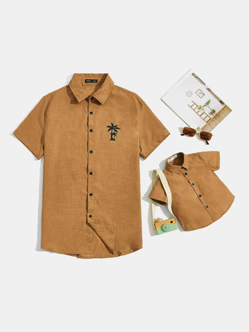 Baby Collared Button Up Shirt