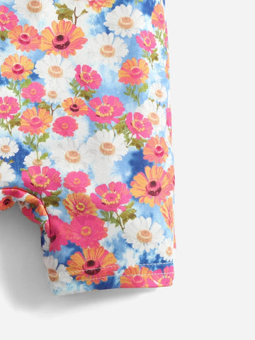 Baby Allover Floral Print Cami Romper