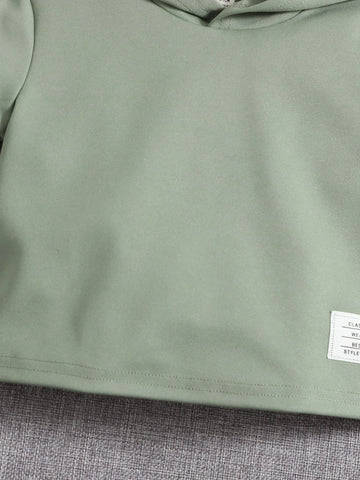 Baby Patch Detail Hooded Tee