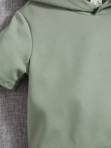 Baby Patch Detail Hooded Tee