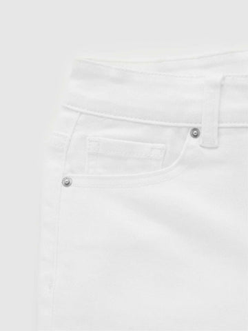 Zip Fly Capri Skinny Jeans