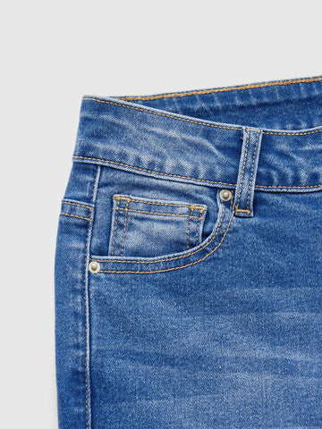 BLUES Slant Pocket Skinny Crop Jeans