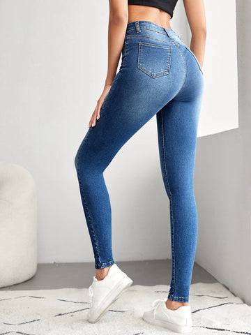 Tall Slant Pocket Skinny Jeans