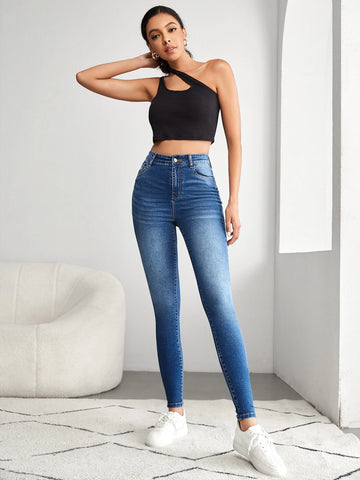Tall Slant Pocket Skinny Jeans