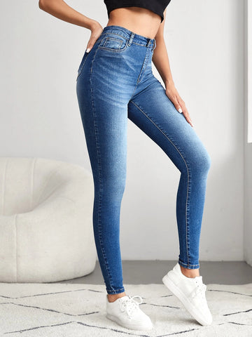 Tall Slant Pocket Skinny Jeans