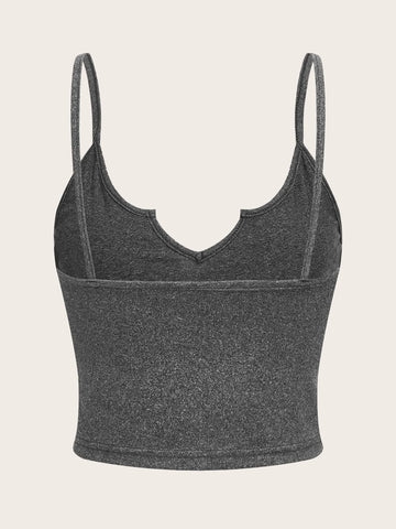 ROMWE STPL Heart Rhinestone Cami Top