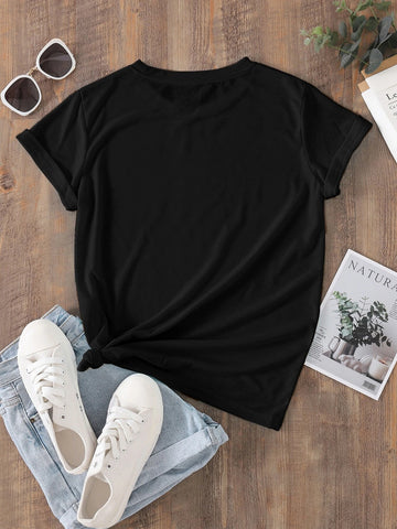 Coffee & Slogan Graphic Tee