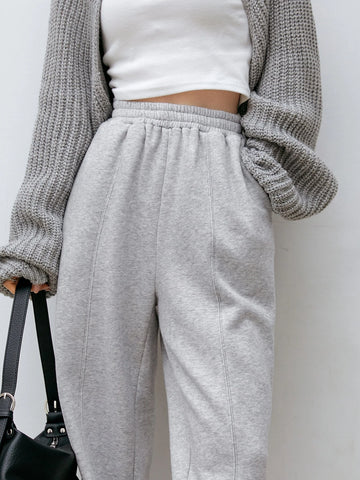 Dazy-Less Drawstring Waist Slant Pocket Sweatpants
