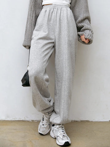 Dazy-Less Drawstring Waist Slant Pocket Sweatpants