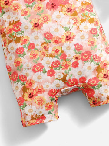 Baby Allover Floral Print Cami Romper