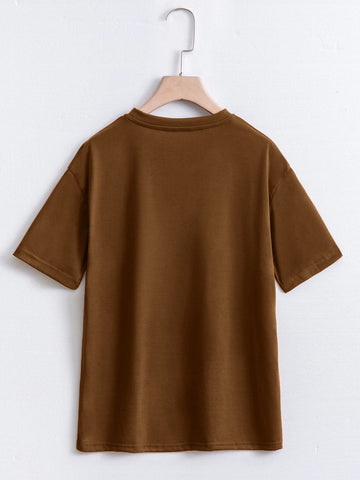 Car And Letter Graphic Tee